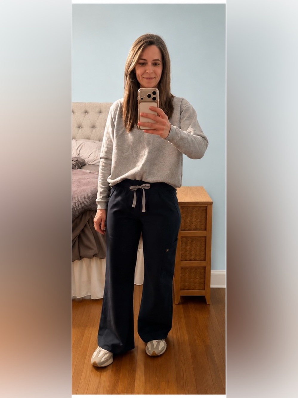 Figs Dark Harbor Isabel wide leg XSP
